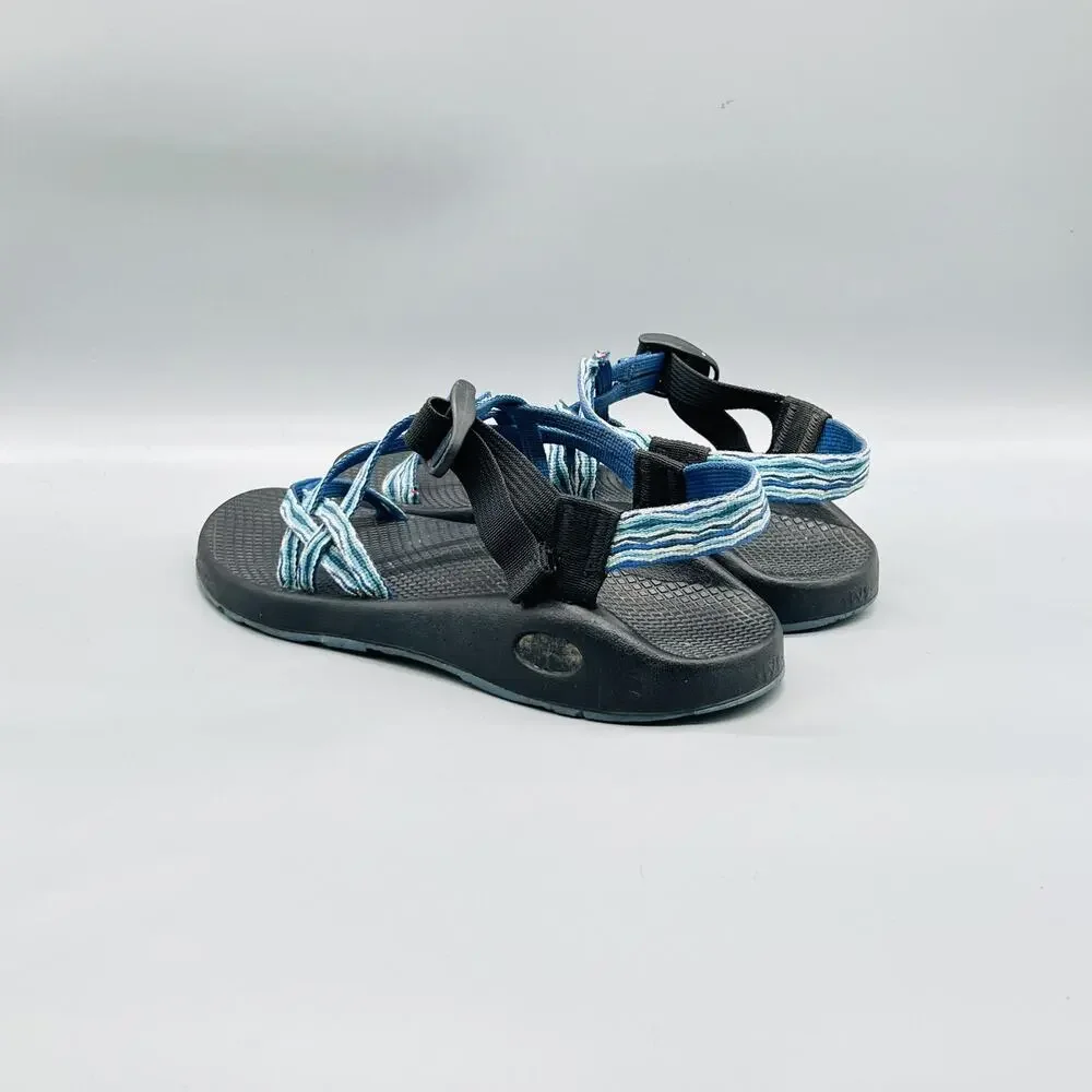 Chaco Sandals Womens 9 Blue Strappy Adjustable Outdoor Hiking Shoes